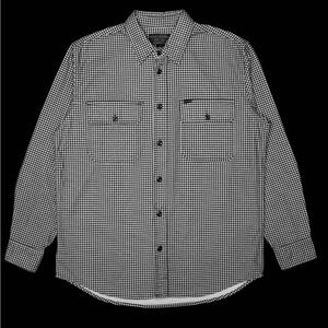 Filson Northwest 85% Wool Shirt Checkered Black Collared Button Up Mens S NWT
